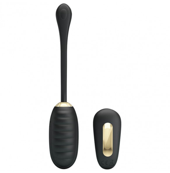 PRETTY LOVE - Royal Pleasure Wireless Remote Vibrating Egg (Chargeable - Black Gold)